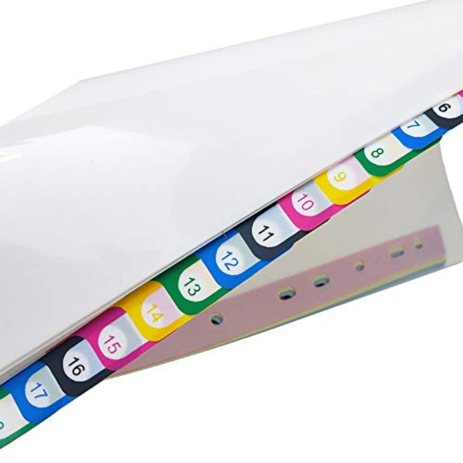 A4 Plastic Binder Index Tab Di - Tab Divider A4 recensie en prijs