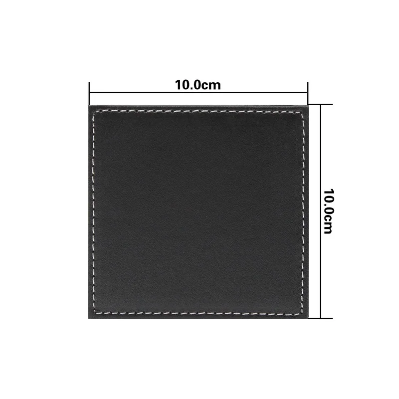 6pcs/Set Business Leather Coas - Leather Desk Pad recensie en prijs