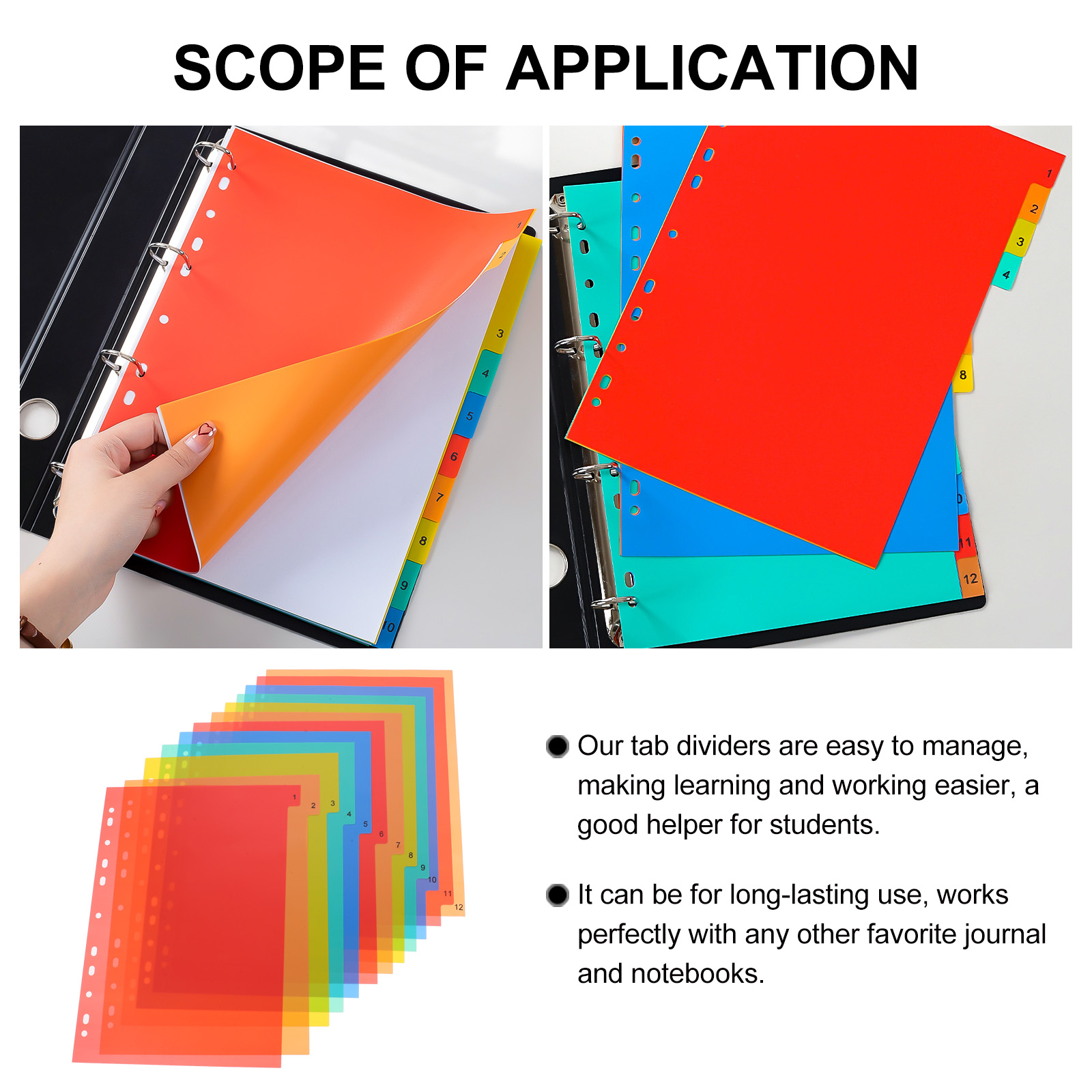 A4 Separated Loose Leaf Page D - Tab Divider A4 recensie en prijs