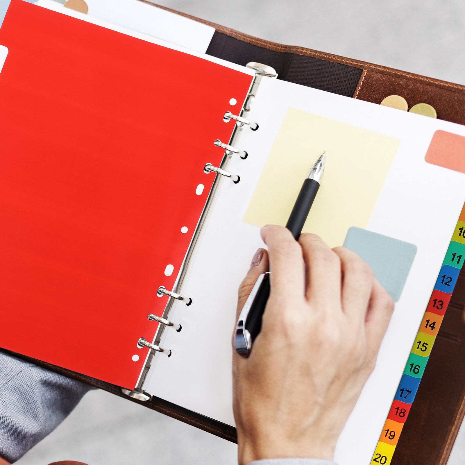 20 Pages A4 Colorful Plastic B - Tab Divider A4 recensie en prijs