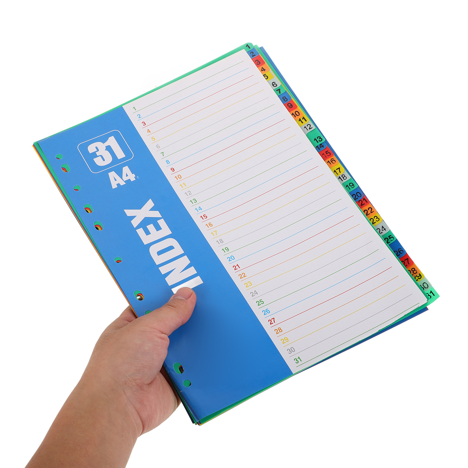 1Set Dividers A4 11-Hole PP St - Tab Divider A4 recensie en prijs