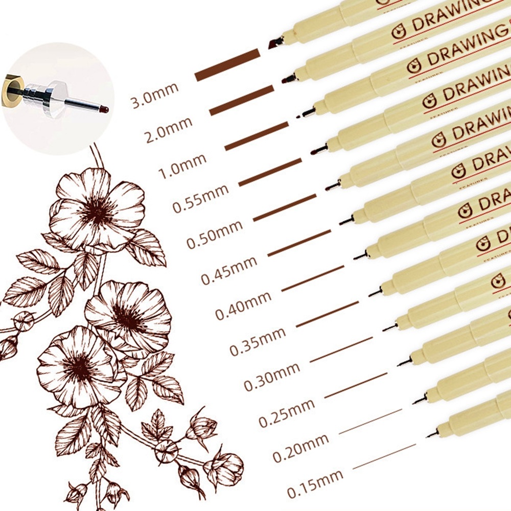 Brown & Black Micro Pens, 12 S - Archive Box Set recensie en prijs