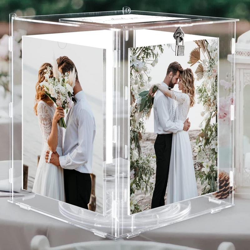 Acrylic Wedding Card Box With  - Card Index Box recensie en prijs