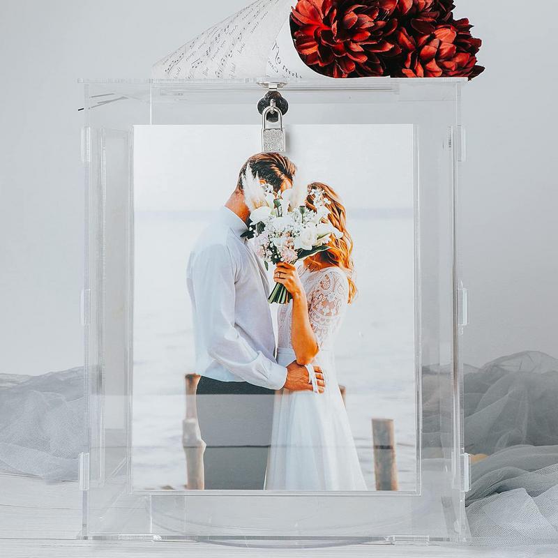 Acrylic Wedding Card Box With  - Card Index Box recensie en prijs