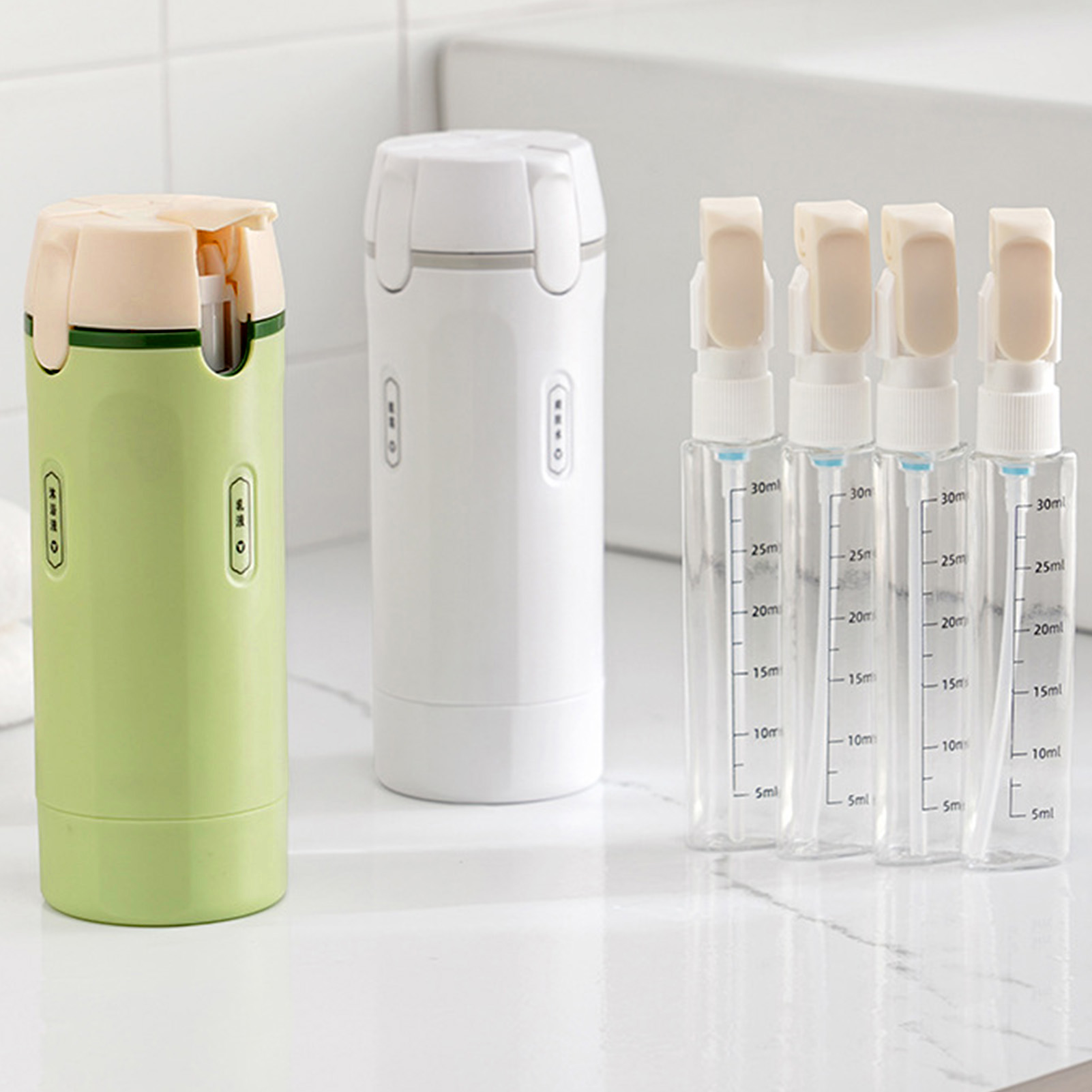 4-in-1 Travel Liquid Dispenser - Gel Refill Pack recensie en prijs