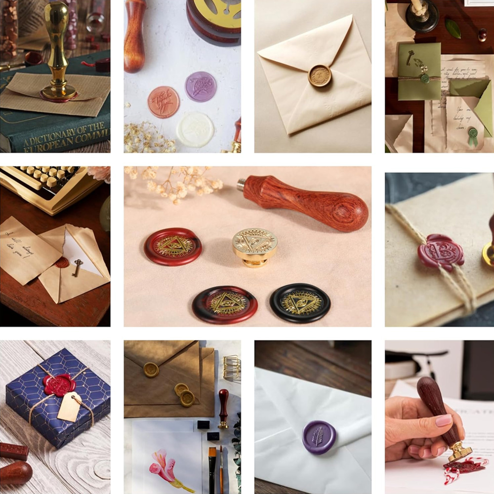 Custom Wax Seal Stamp,Personal - Wax Seal Stamp Set recensie en prijs