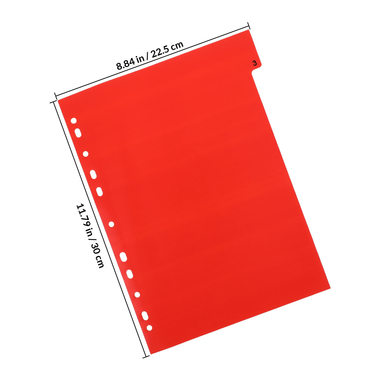 20 Pages Colorful Plastic Tab  - Tab Divider A4 recensie en prijs