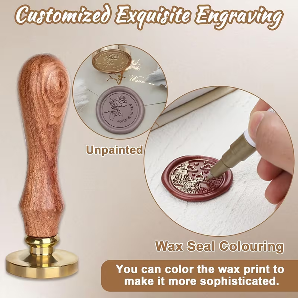 Custom Your Logo 25/30/40/50mm - Wax Seal Stamp Set recensie en prijs