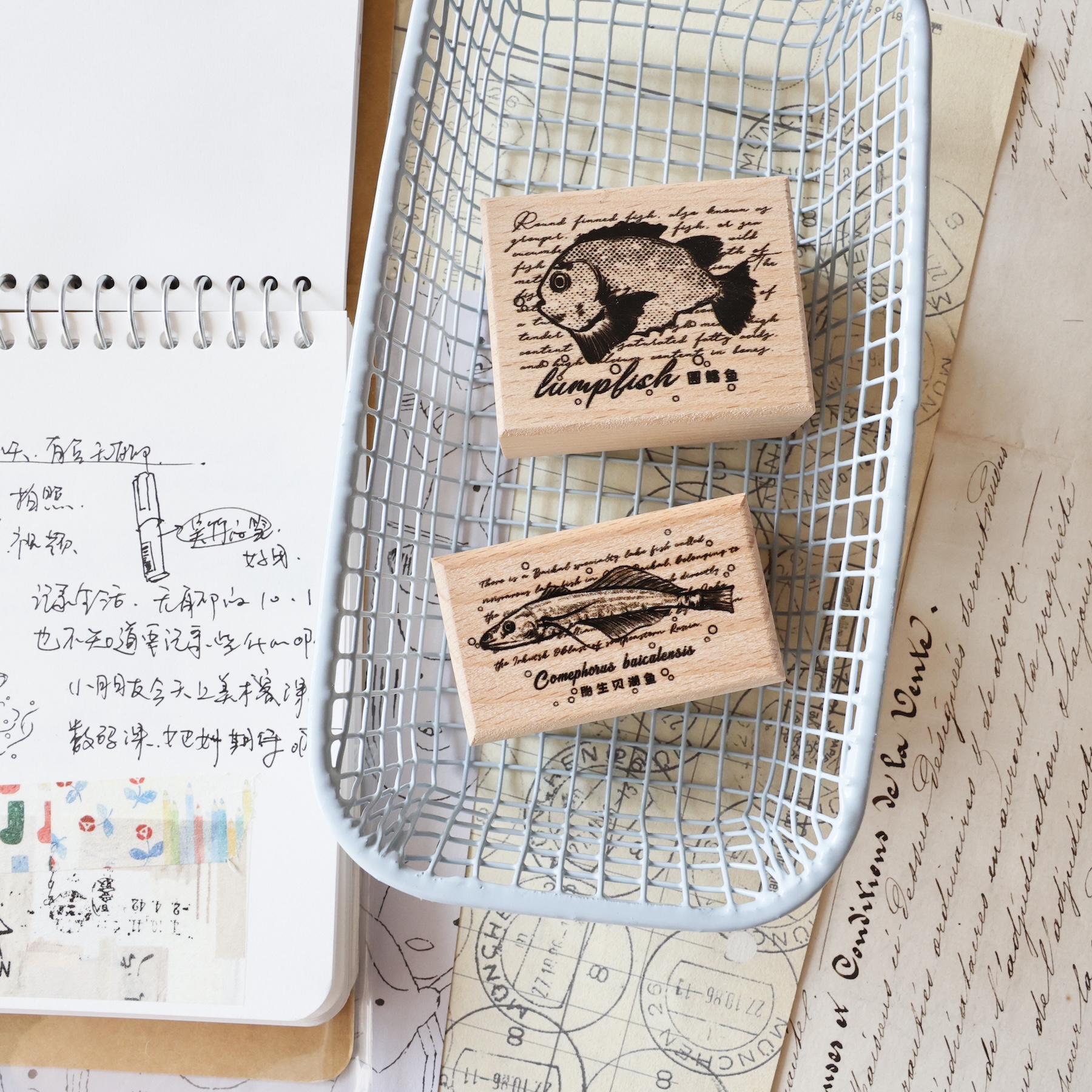 Two Raccoons Vintage Little Ca - Rubber Date Stamp recensie en prijs