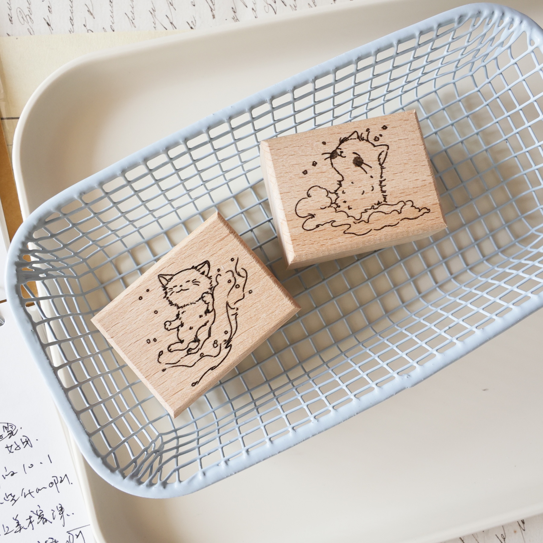 Two Raccoons Vintage Little Ca - Rubber Date Stamp recensie en prijs