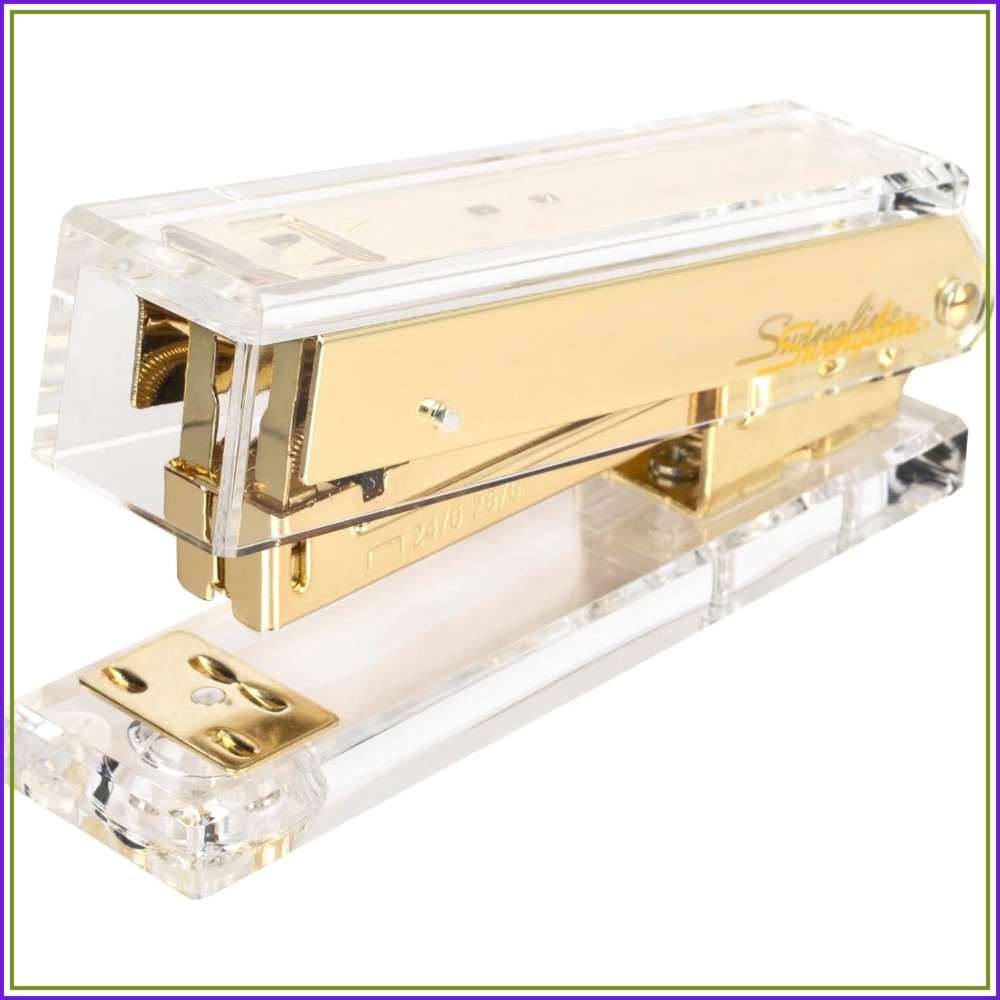 Compact Clear Acrylic Gold Sta - Stapler Half Strip recensie en prijs