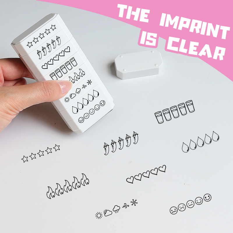8-layer Stamp 5 Star Rating Mo - Rubber Date Stamp recensie en prijs
