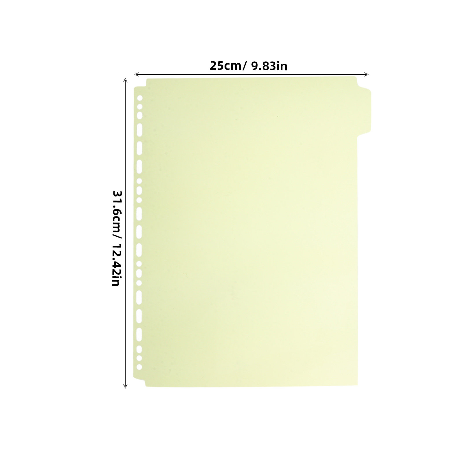 6Pcs Document Index Divider Bi - Tab Divider A4 recensie en prijs