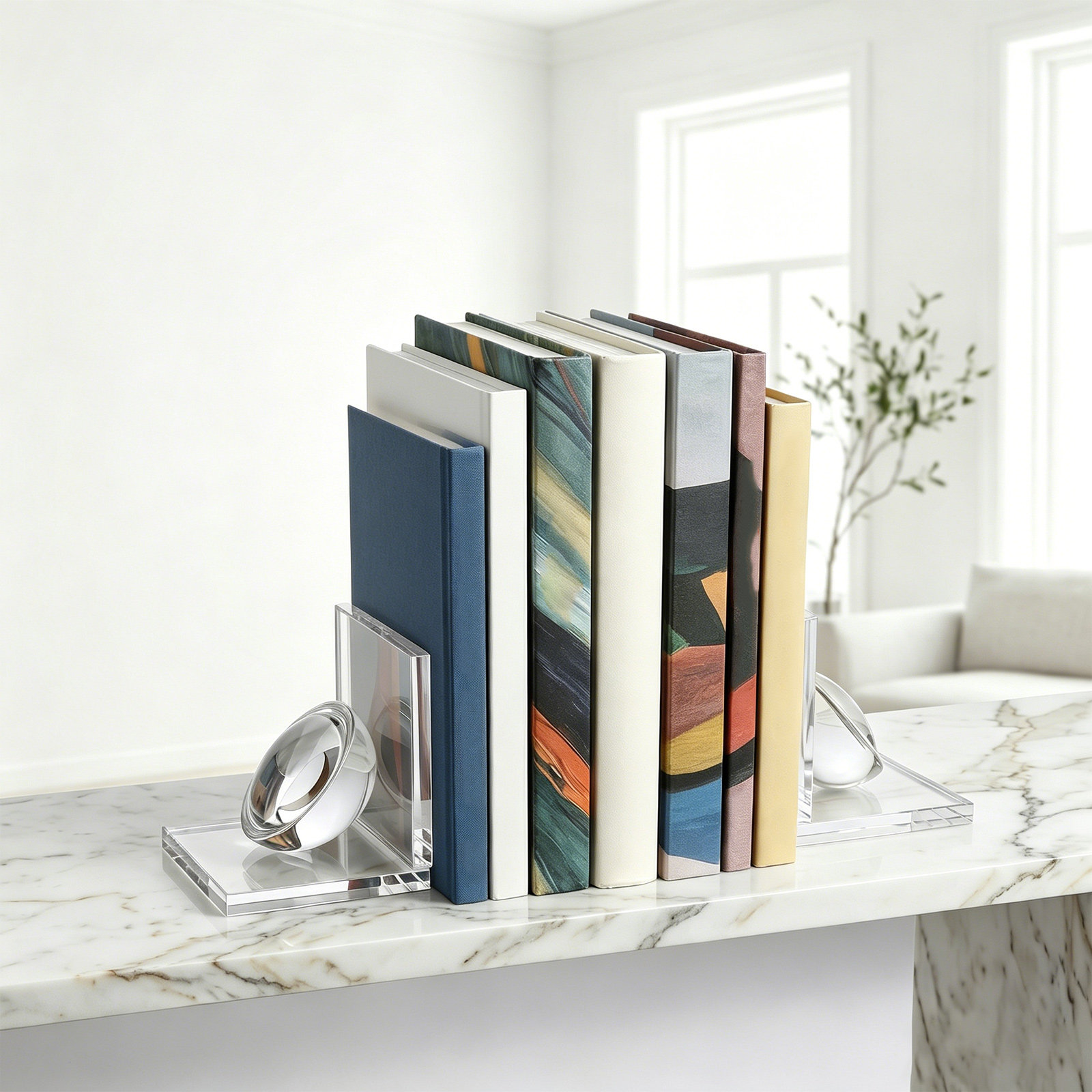Weighted Crystal Bookend Pair  - Book Weight Glass recensie en prijs