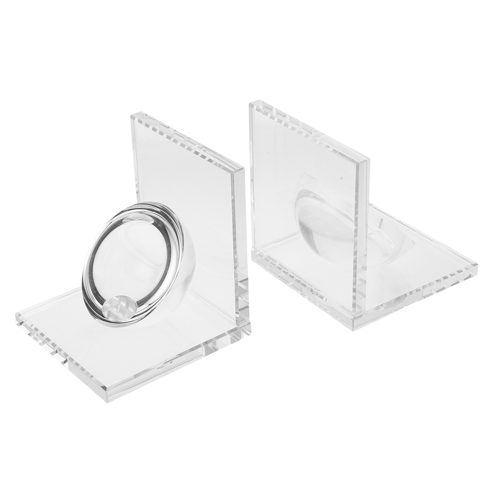 Weighted Crystal Bookend Pair  - Book Weight Glass recensie en prijs