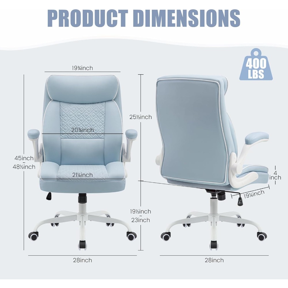 Computer Desk Chair with Lumba - Leather Desk Pad recensie en prijs