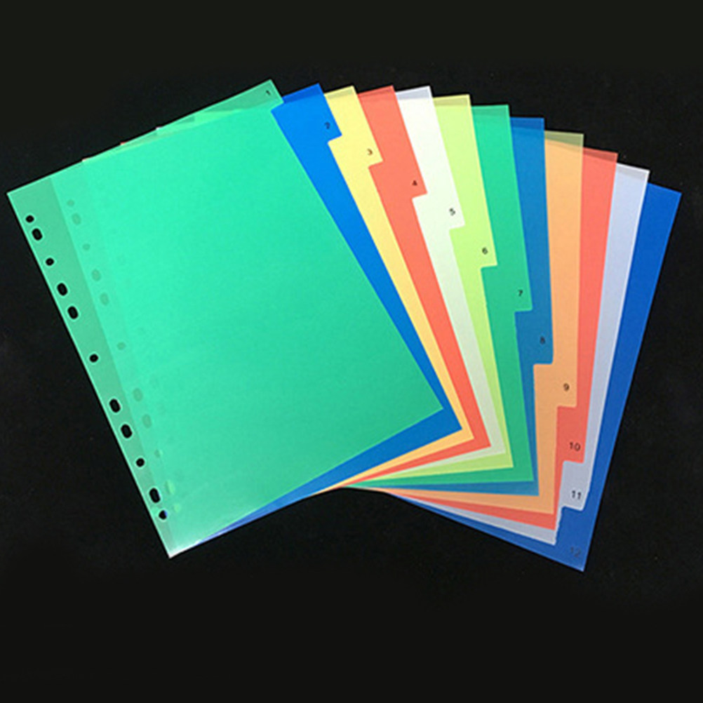 40Pcs Index Page Dividers Colo - Tab Divider A4 recensie en prijs