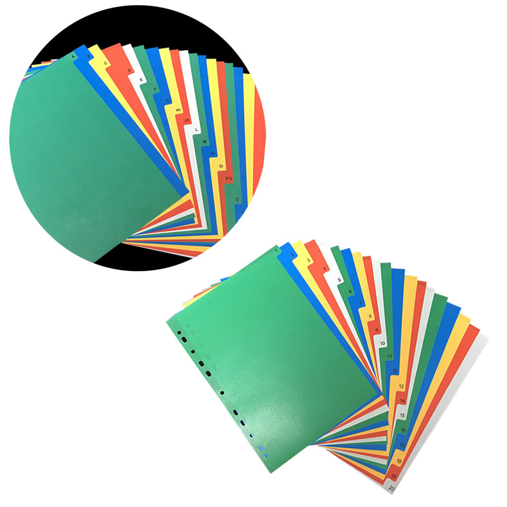 40Pcs Index Page Dividers Colo - Tab Divider A4 recensie en prijs