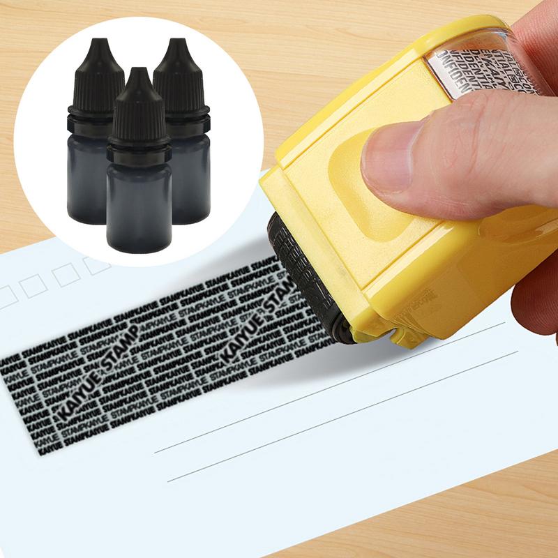 3pcs 10ml Black Ink Refills Pa - Rubber Date Stamp recensie en prijs