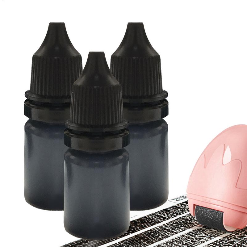 3pcs 10ml Black Ink Refills Pa - Rubber Date Stamp recensie en prijs