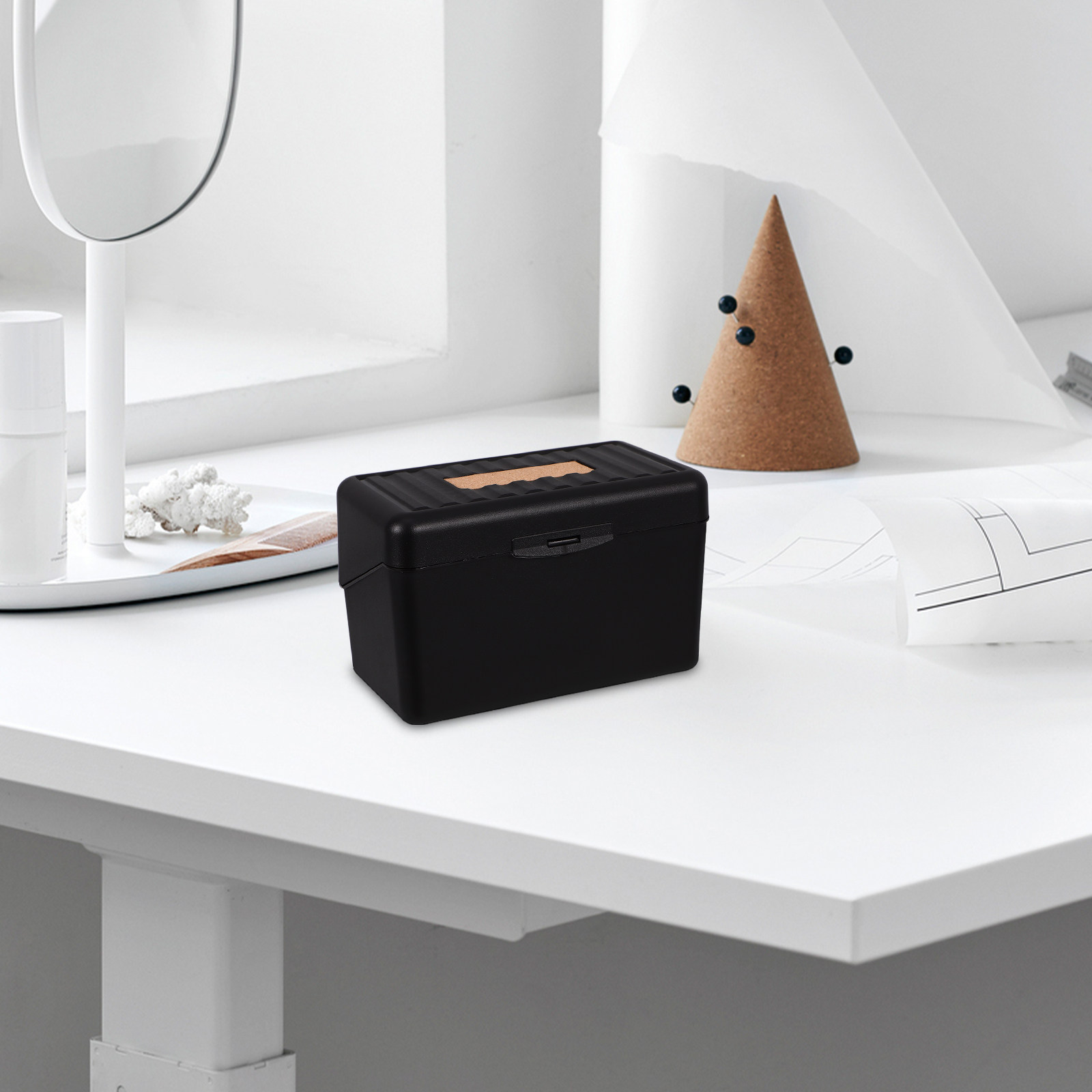 Premium Index Card Holder Box  - Card Index Box recensie en prijs