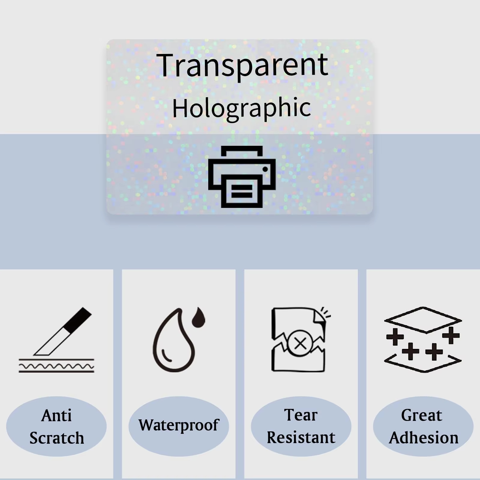 Clear Holographic Dot Transpar - Ink Blotter Paper recensie en prijs