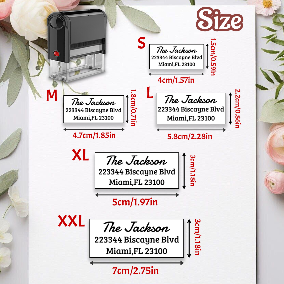 Custom Address Stamp, Return A - Rubber Date Stamp recensie en prijs
