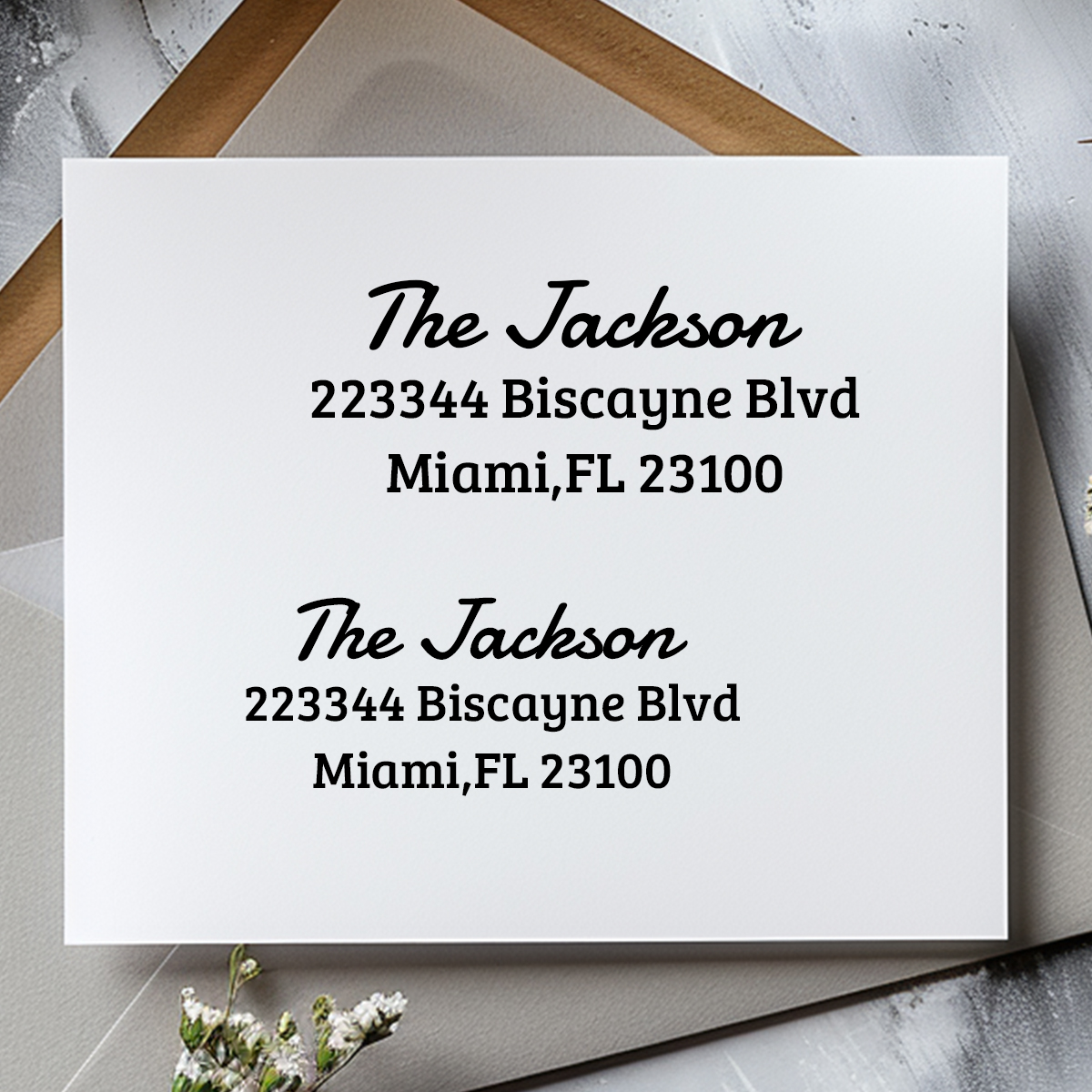 Custom Address Stamp, Return A - Rubber Date Stamp recensie en prijs