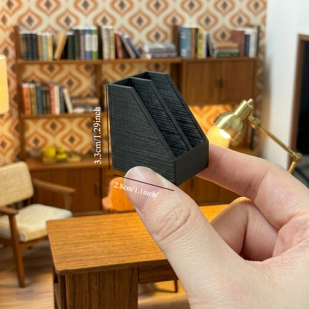 2pcs Miniature Double Slot Fil - Magazine Holder Rack recensie en prijs