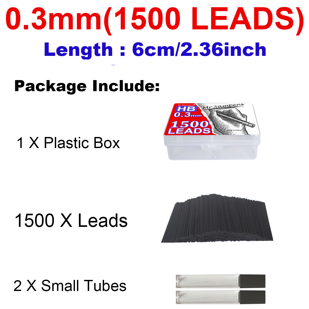 1500-Pack 0.3mm HB Automatic P - Mechanical Pencil 0.3 recensie en prijs