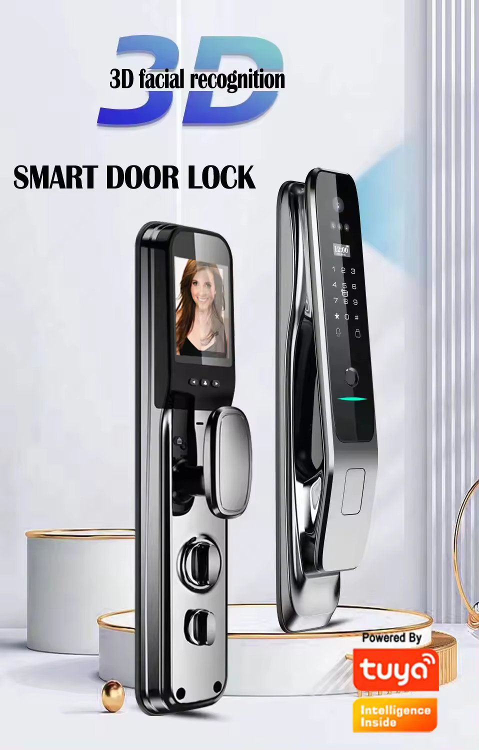 Tuya Wifi Smart Door Lock with - Letter Opener Brass recensie en prijs