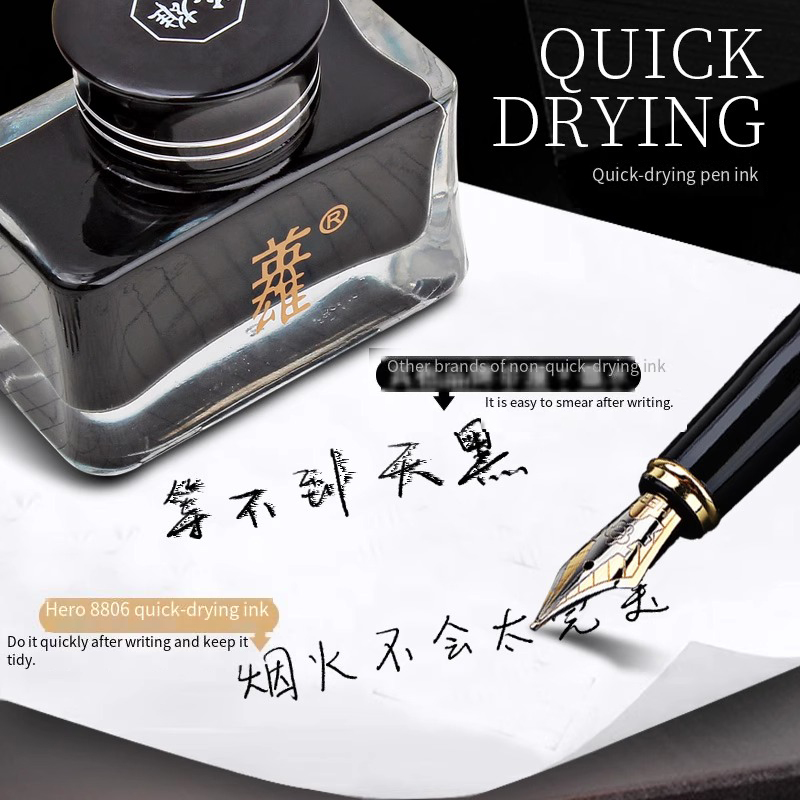 Hero 8806 Black Fountain Pen I - Fountain Pen Bottled Ink recensie en prijs