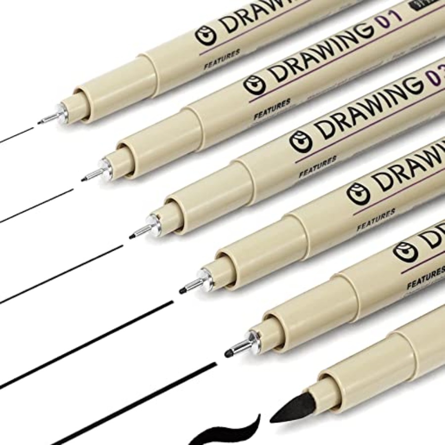 Muchcute Micro liner Drawing A - Archive Box Set recensie en prijs