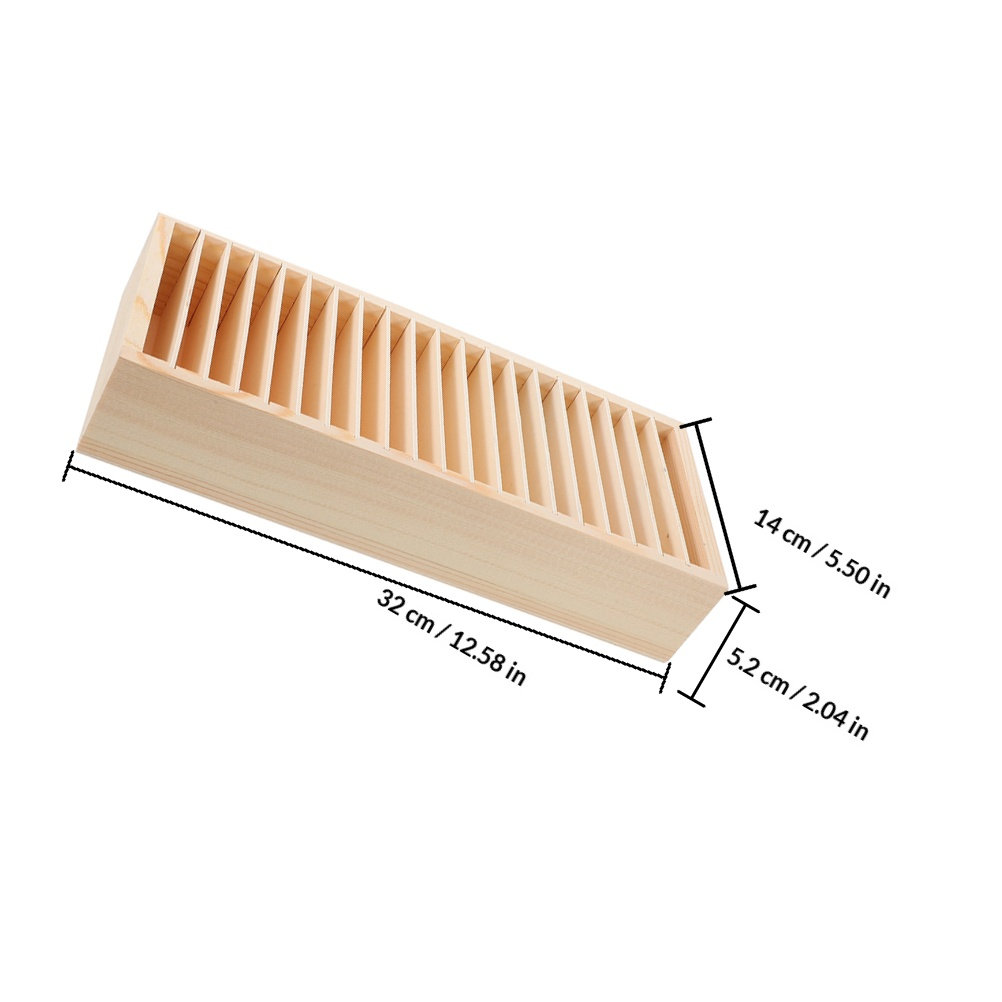 2Pcs Wooden Name Card Case Mul - Card Index Box recensie en prijs