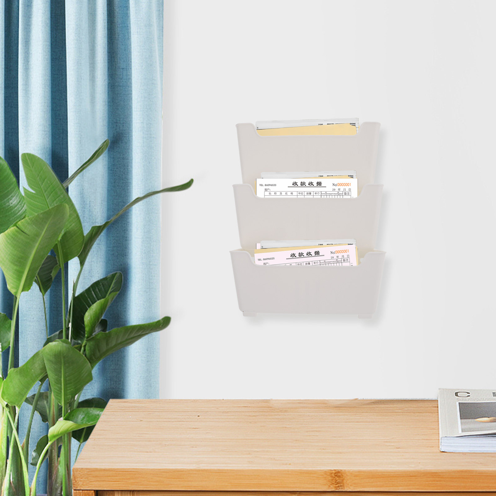 1Set Wall File Organizer Plast - Magazine Holder Rack recensie en prijs