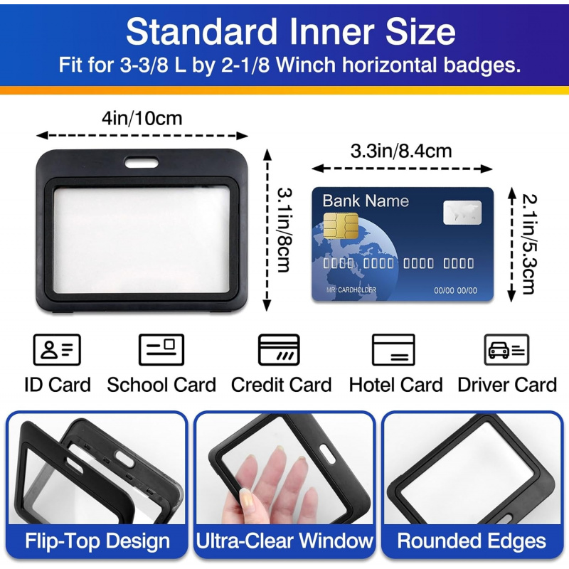 3-Pack Horizontal Hard Plastic - Index Card Holder recensie en prijs