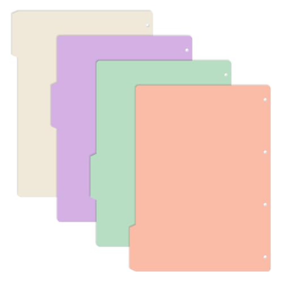 4-Pack Binder Dividers with Ta - Tab Divider A4 recensie en prijs