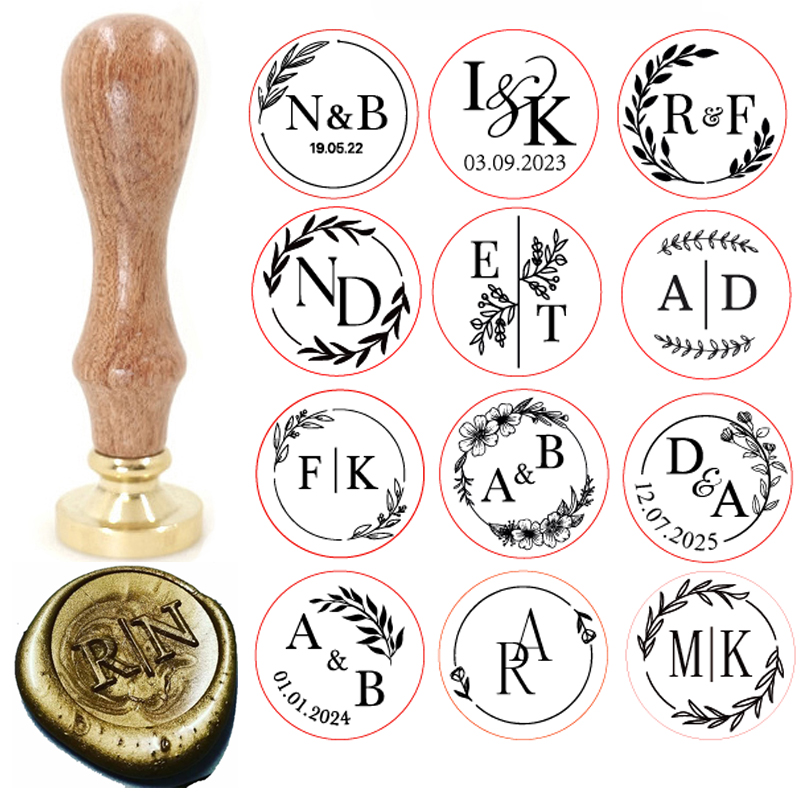 Custom Brass Wax Seal Stamp wi - Wax Seal Stamp Set recensie en prijs