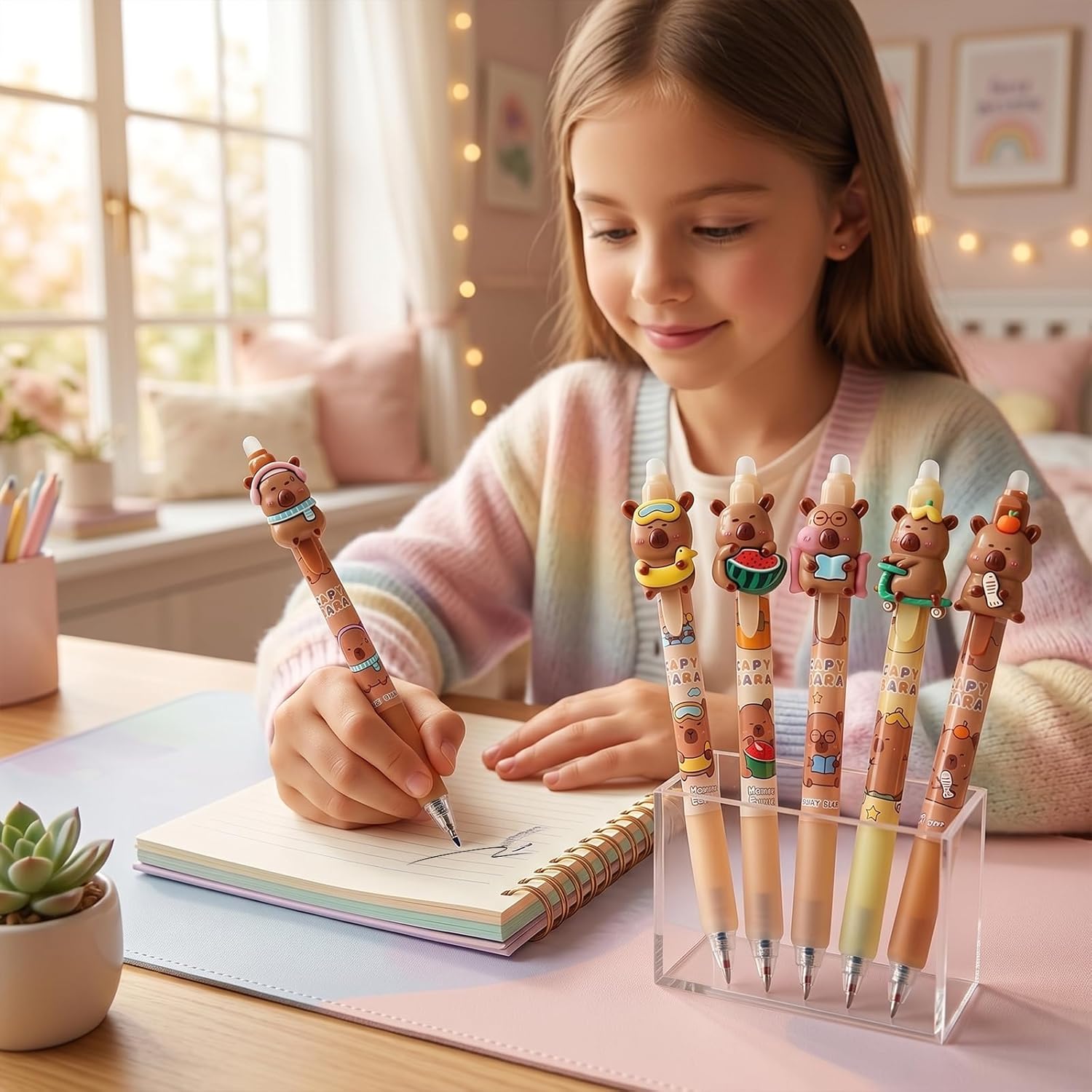Cute Capybara Erasable Pens, 0 - Correction Pen Fine recensie en prijs