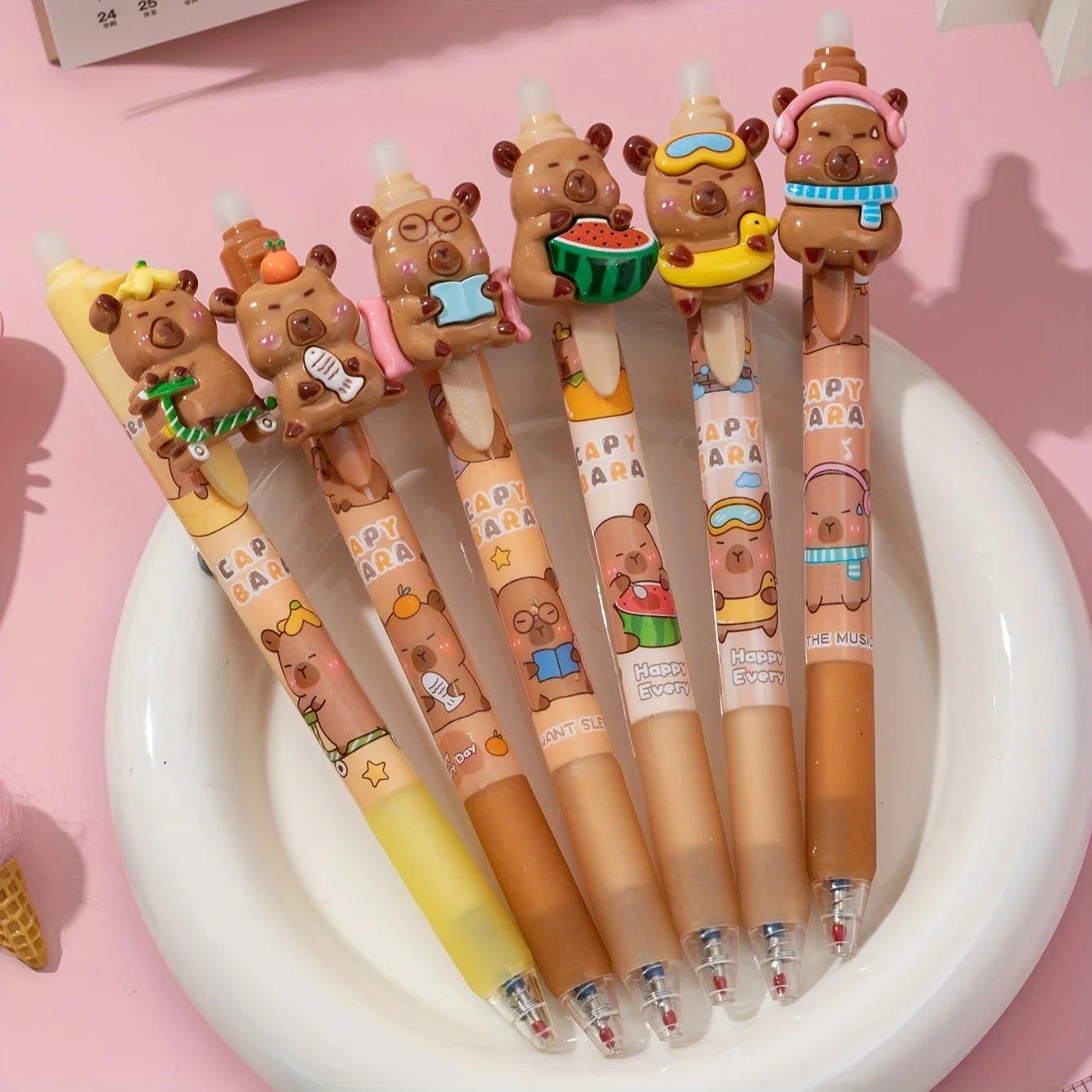 Cute Capybara Erasable Pens, 0 - Correction Pen Fine recensie en prijs