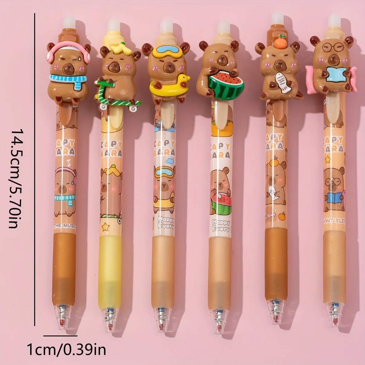 Cute Capybara Erasable Pens, 0 - Correction Pen Fine recensie en prijs
