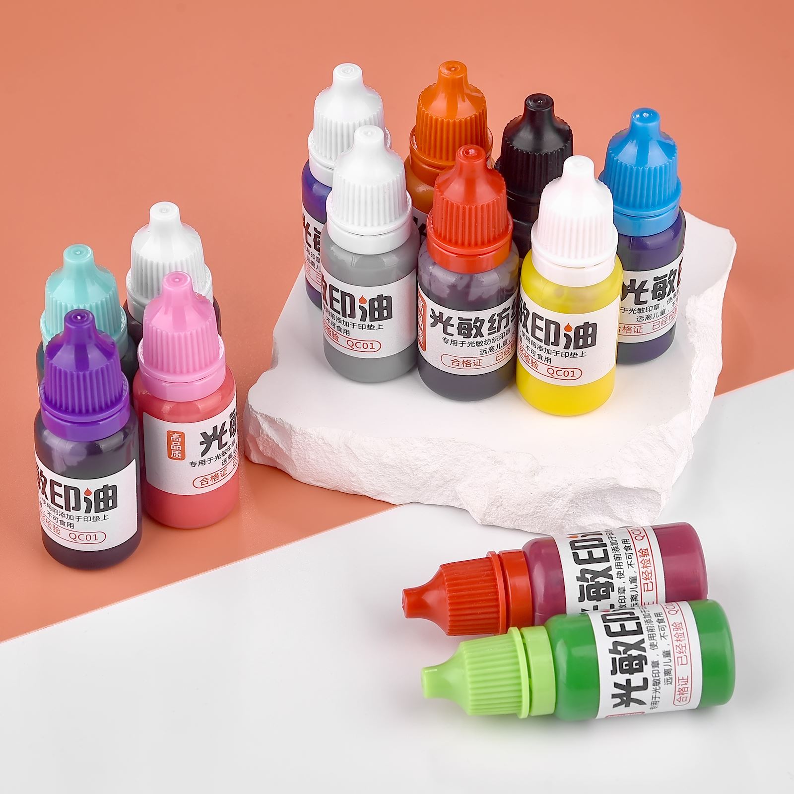 10ml Refill Ink 13 Color Rubbe - Rubber Date Stamp recensie en prijs