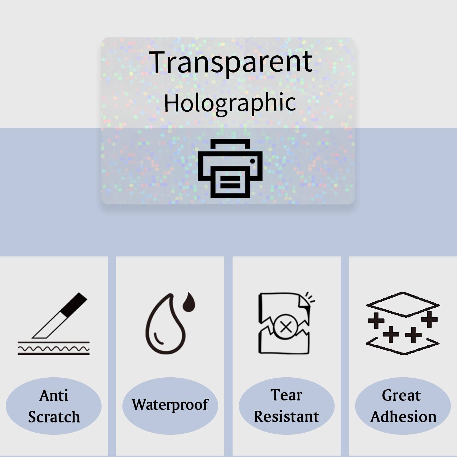Clear Holographic Dot,Transpar - Ink Blotter Paper recensie en prijs