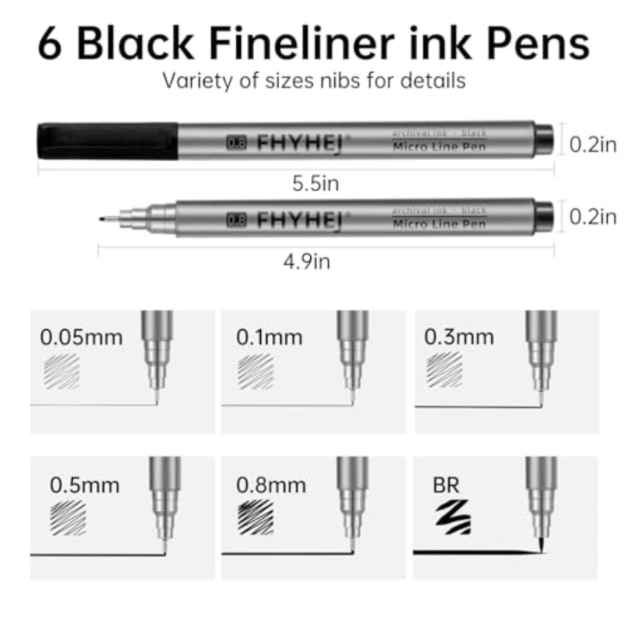 Micro Fineliner Drawing Art Pe - Archive Box Set recensie en prijs