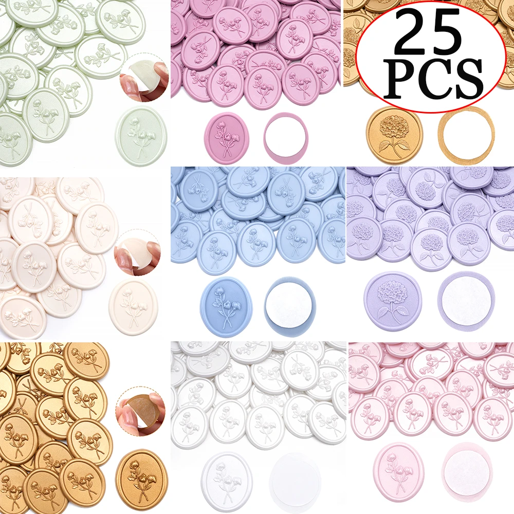 25pcs/set 3D Floral Wax Seal S - Wax Seal Stamp Set recensie en prijs