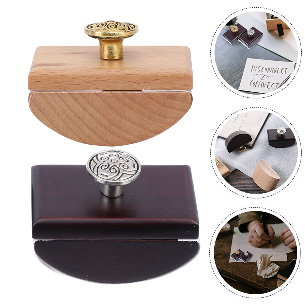 2Pcs Reusable Wood Rocker Blot - Ink Blotter Paper recensie en prijs