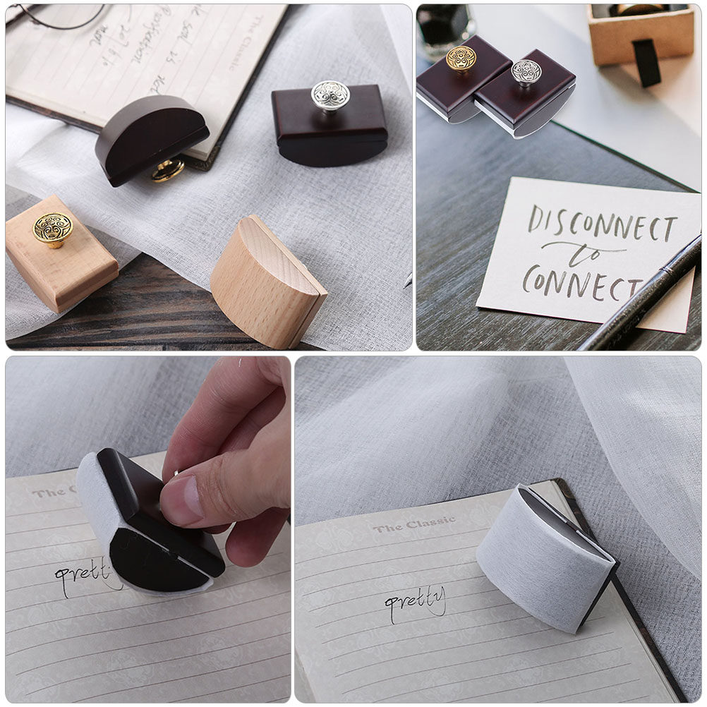 2Pcs Reusable Wood Rocker Blot - Ink Blotter Paper recensie en prijs